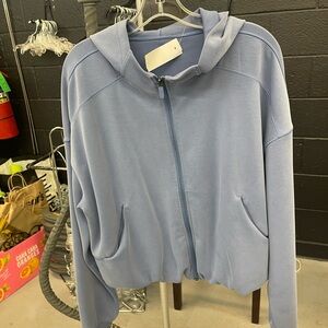 lululemon athletica Light Blue Bomber Jacket